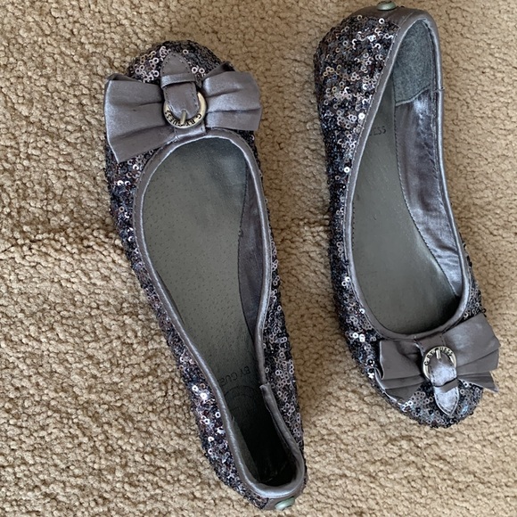 Guess silver sequin ballet flats - Picture 2 of 5